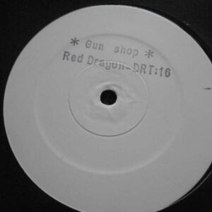 RED DRAGON - GUN SHOP White Label 12" - Nr MINT A1 UK REGGAE DANCEHALL