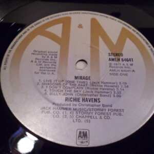 RICHIE HAVENS - MIRAGE LP - Nr MINT A1/B1 UK