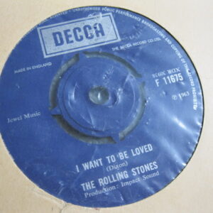 THE ROLLING STONES - COME ON 7" - EXC+ 1963