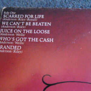 ROSE TATTOO - SCARRED FOR LIFE Red Vinyl LP - Nr MINT A1 UK