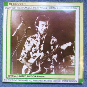 RY COODER - CRAZY 'BOUT AN AUTOMOBILE 12" EP - Nr MINT UK