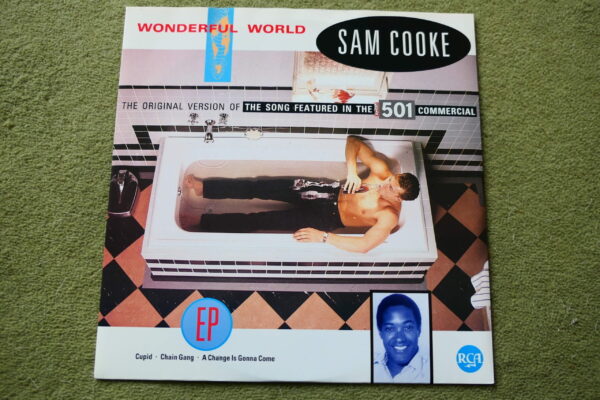 SAM COOKE - WONDERFUL WORLD 12" - Nr MINT A1/B1 UK  SOUL