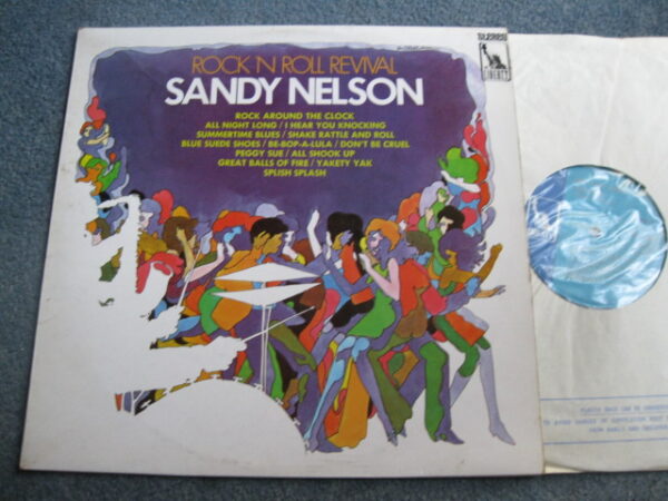 SANDY NELSON - ROCK 'N ROLL REVIVAL LP - Nr MINT A1/B1 UK
