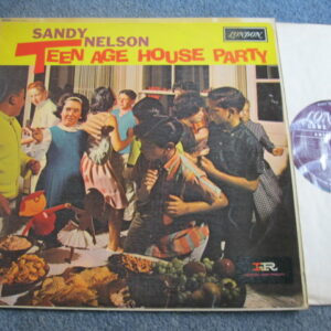 SANDY NELSON - TEEN AGE HOUSE PARTY LP - Nr MINT UK MONO 1962