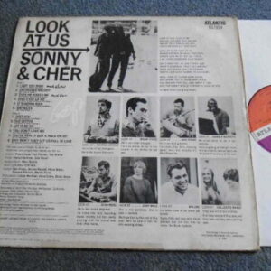 SONNY & CHER - LOOK AT US LP - VG+ UK  POP 1960's