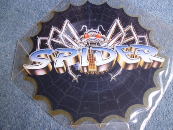 SPIDER - HERE WE GO ROCK 'N' ROLL Picture Disc 7" - Nr MINT UK  HEAVY METAL