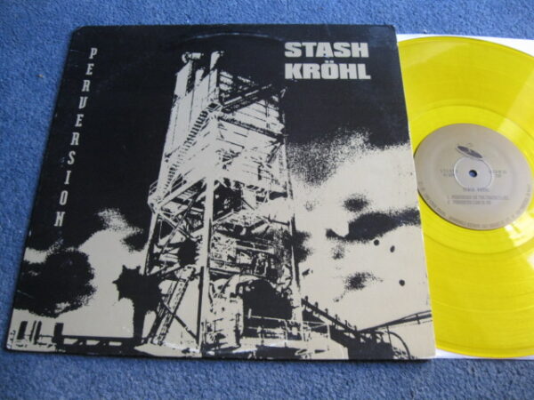 STASH KROHL - PERVERSION Gold Vinyl 12" - Nr MINT INDIE ELECTRONICA