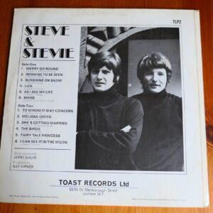 STEVE & STEVIE - DEBUT LP - Nr MINT UK MONO 1968 PSYCH ROCK GARAGE MOD TIN TIN