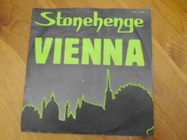 STONEHENGE - VIENNA 7" - EXC+ PICTURE SLEEVE NEW WAVE ROCK