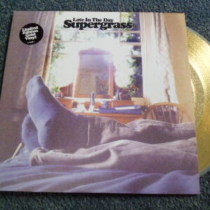 SUPERGRASS - LATE IN THE DAY Gold Vinyl 7" - MINT UK 1997 INDIE