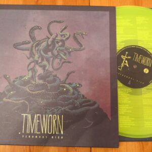TIMEWORN - VENOMOUS HIGH Yellow Vinyl LP - Nr MINT 2017 METAL HARDCORE ROCK