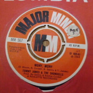 TOMMY JAMES & THE SHONDELLS - MONY MONY 7" - Nr MINT UK ORIG 1968