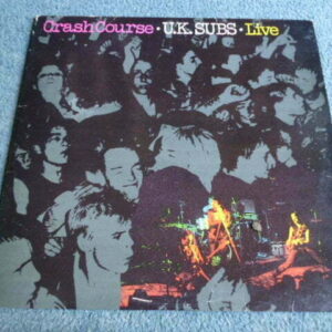 UK SUBS - CRASH COURSE Purple Vinyl 2LP - Nr MINT A1 UK PRESS  PUNK