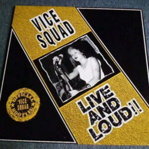 VICE SQUAD - LIVE AND LOUD!! LP - MINT UK  PUNK Oi!