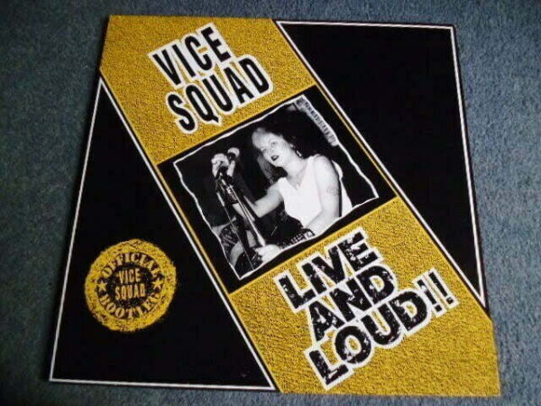 VICE SQUAD - LIVE AND LOUD!! LP - MINT UK  PUNK Oi!