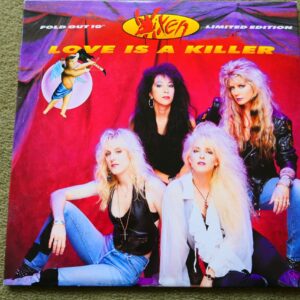 VIXEN - LOVE IS A KILLER 10" - Nr MINT UK LIMITED EDITION FOLD OUT SLEEVE