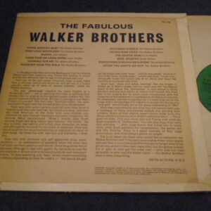 THE FABULOUS WALKER BROTHERS LP - Nr MINT UK SCOTT WALKER
