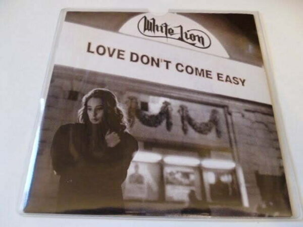WHITE LION - LOVE DON'T COME EASY 7" - Nr MINT UK 1991