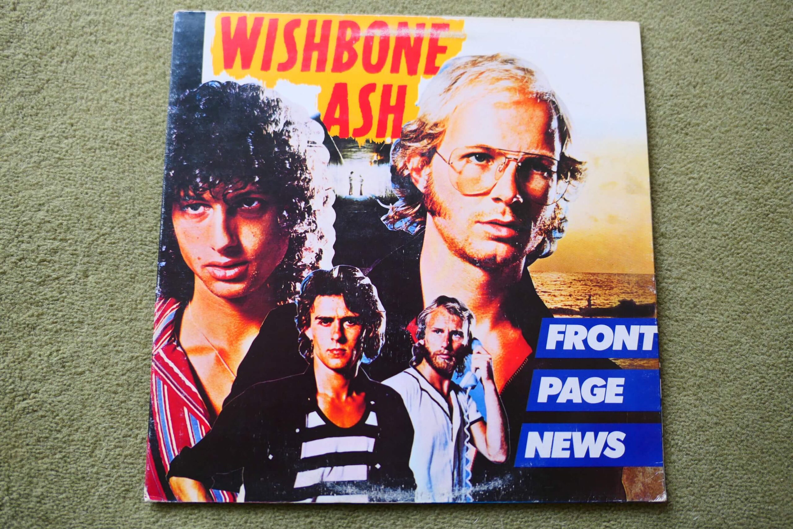 WISHBONE ASH - FRONT PAGE NEWS LP - Nr MINT A1/B1 UK  PROG