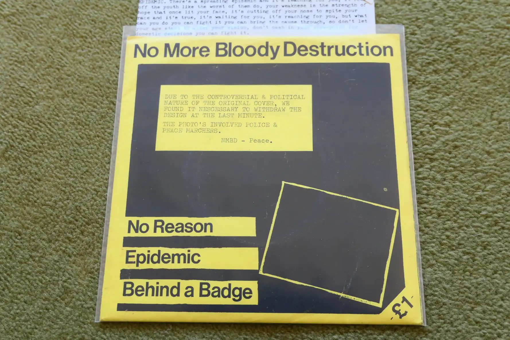 No_More_Bloody_Destruction_No_Reason_7_vinyl_record.