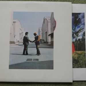 PINK FLOYD - WISH YOU WERE HERE LP + POSTCARD - Nr MINT UK 1976  PROG ROCK