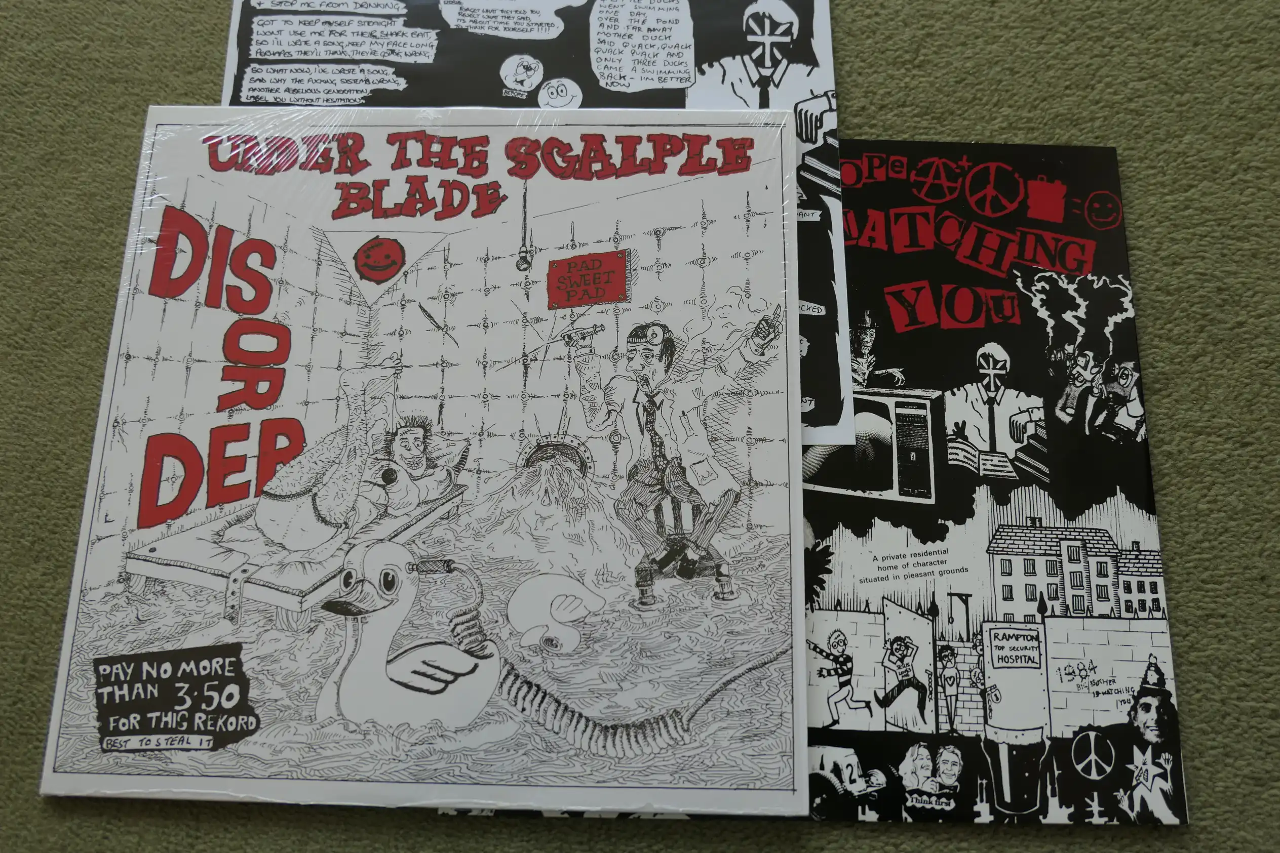 Disorder_Under_The_Scalple_Blade_vinyl_record_fc