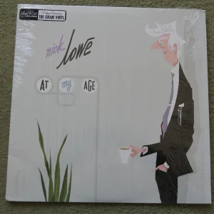 NICK LOWE - AT MY AGE 180g LP - Nr MINT 2007 NEW WAVE ROCK