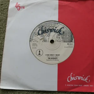 THE BISHOPS - I TAKE WHAT I WANT 7" - Nr MINT UK 1978 PUB ROCK PUNK NEW WAVE COUNT BISHOPS