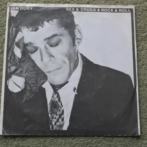 IAN DURY - SEX & DRUGS & ROCK & ROLL 7" - EXC+ 1977 PUNK BLOCKHEADS STIFF