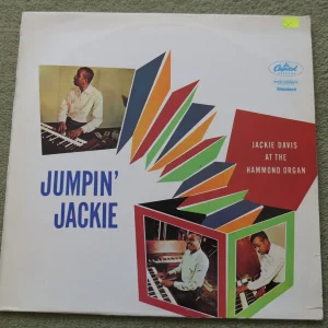 JACKIE DAVIS - JUMPIN' JACKIE LP - Nr MINT JAZZ HAMMOND ORGAN