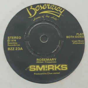 THE SMIRKS - ROSEMARY 7" - Nr MINT UK 1978 ORIG NEW WAVE POWER POP