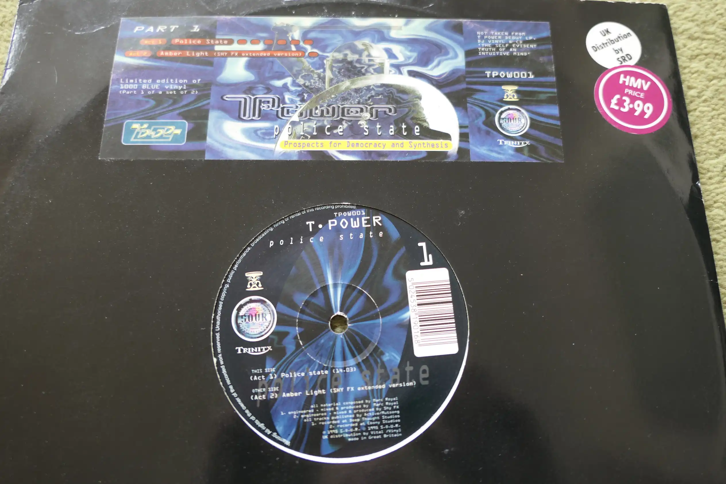 T_Power_Police_State_12_vinyl_record