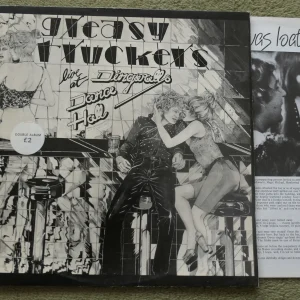 VARIOUS - GREASY TRUCKERS LIVE AT DINGWALLS DANCE HALL 2LP - Nr MINT UK 1973 ORIG CAMEL GONG