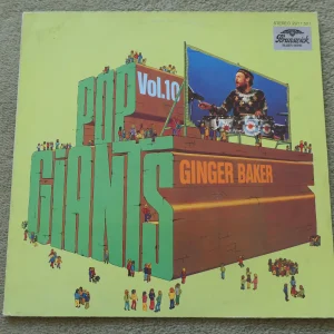 GINGER BAKER - POP GIANTS VOL 10 LP - Nr MINT 1973  CREAM GINGER BAKER'S AIR FORCE