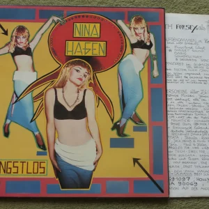 NINA HAGEN - ANGSTLOS LP - Nr MINT 1983  PUNK NEW WAVE