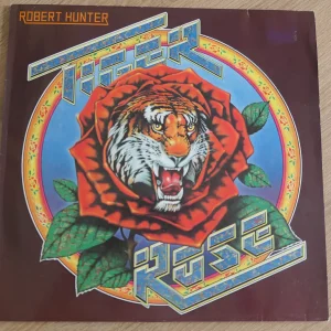 ROBERT HUNTER - TIGER ROSE LP - Nr MINT UK 1989 GRATEFUL DEAD