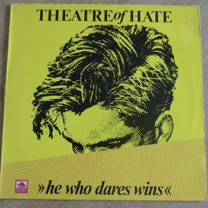 THEATRE OF HATE - HE WHO DARES WINS (LIVE IN BERLIN) LP - EXC+ 1982  PUNK