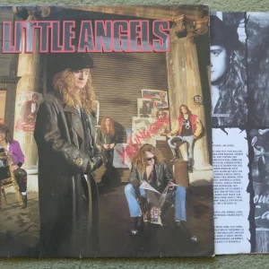 LITTLE ANGELS - YOUNG GODS LP - VG+ 1991 ROCK METAL