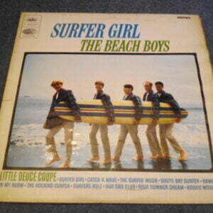 THE BEACH BOYS - SURFER GIRL LP - VG UK STEREO  BRIAN WILSON