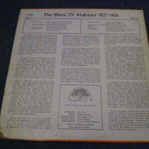 VARIOUS - THE BLUES OF ALABAMA 1927-1931 LP - Nr MINT/EXC+ RARE COUNTRY BLUES