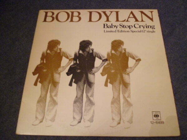 BOB DYLAN - BABY STOP CRYING 12" - Nr MINT UK