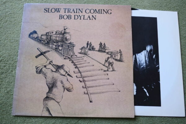 BOB DYLAN - SLOW TRAIN COMING LP - Nr MINT A3/B3 UK