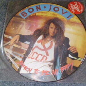 BON JOVI - BORN TO BE MY BABY Picture Disc 12" - Nr MINT UK