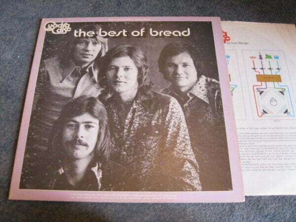 BREAD - THE BEST OF BREAD Quadrophonic LP - Nr MINT A3/B2 1973 ELEKTRA