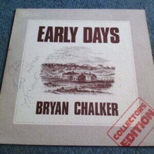 BRYAN CHALKER - EARLY DAYS Signed LP - Nr MINT A1/B1 UK FOLK