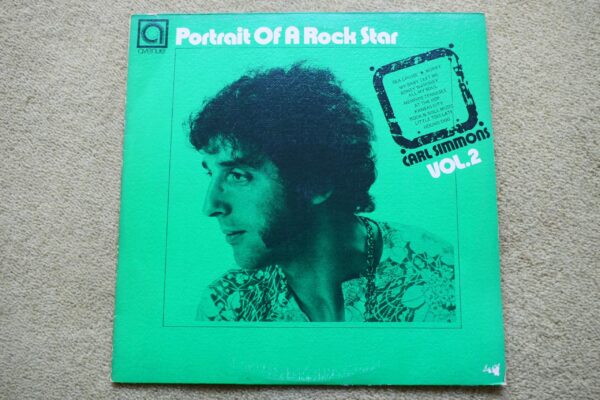 CARL SIMMONS - PORTRAIT OF A ROCK STAR VOL. 2 LP - Nr MINT UK  ROCK 'N' ROLL