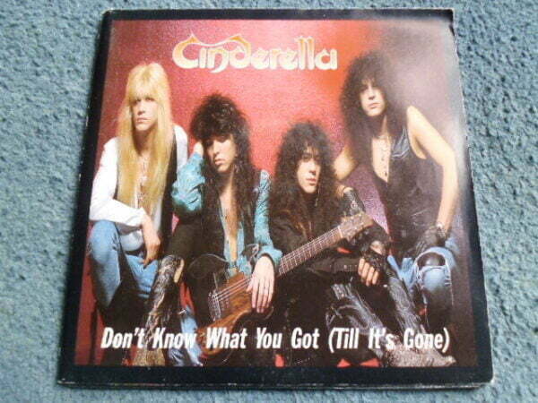 CINDERELLA - DON'T KNOW WHAT YOU GOT (TILL IT'S GONE) Poster 7" - Nr MINT UK ROCK METAL