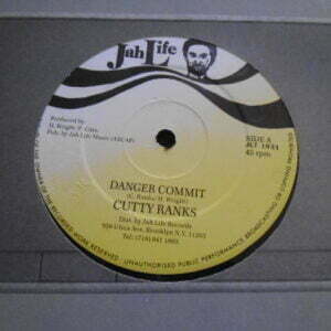 CUTTY RANKS - DANGER COMMIT 12" - Nr MINT A1/B1 UK REGGAE DANCEHALL