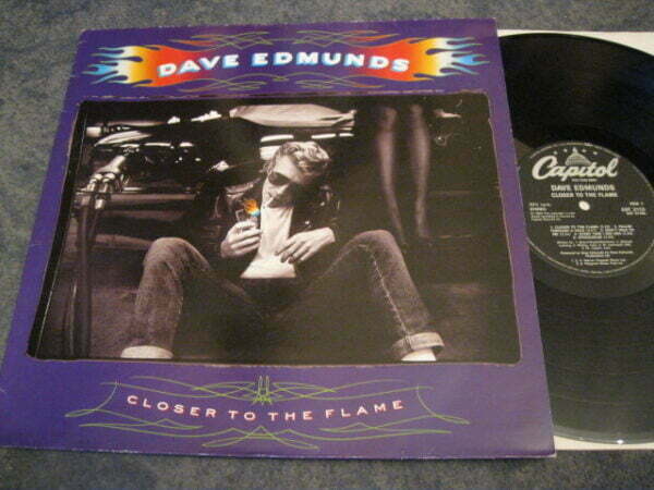 DAVE EDMUNDS - CLOSER TO THE FLAME LP - Nr MINT A2/B2 UK
