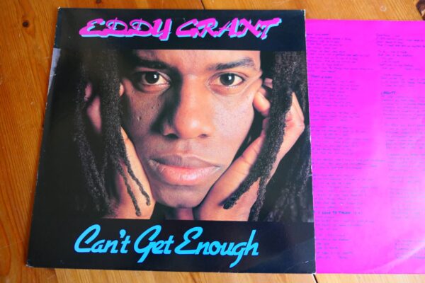 EDDY GRANT - CAN'T GET ENOUGH LP - Nr MINT A1/B1 UK  REGGAE POP